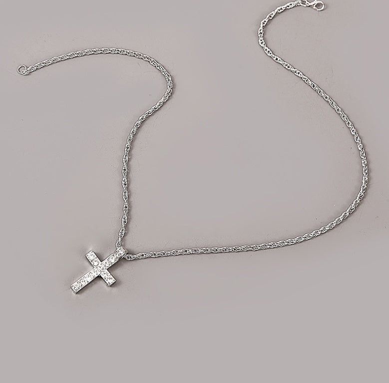 Cross Pendant Necklaces For Men Hiphop Rope Chain Jewelry